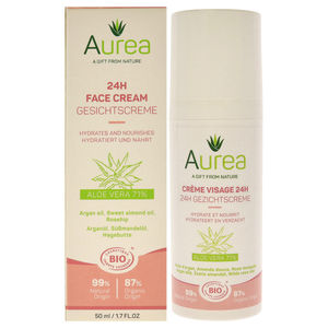 24H Face Cream by Aurea for Unisex - 1.7 oz Cream